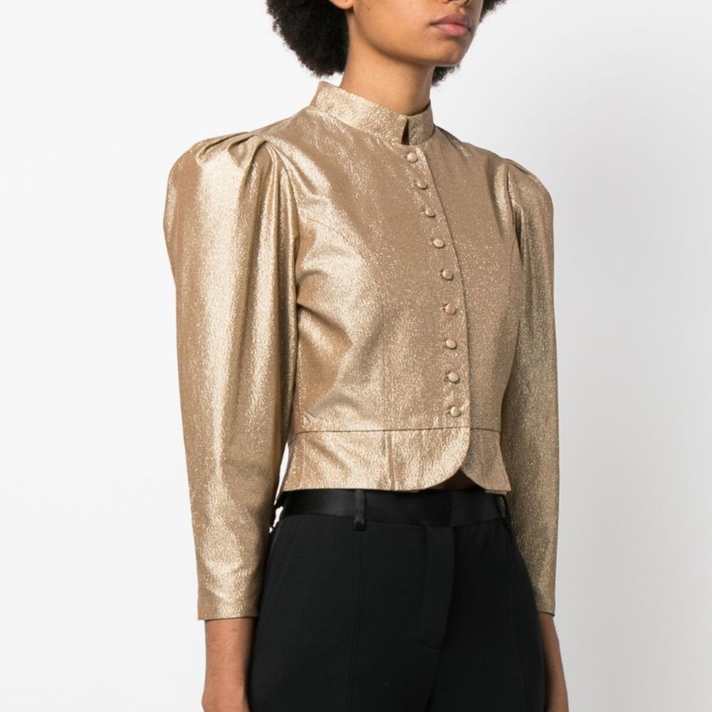 DESTREE Amoako metallic-finish jacket, Brand new with tags. Size M